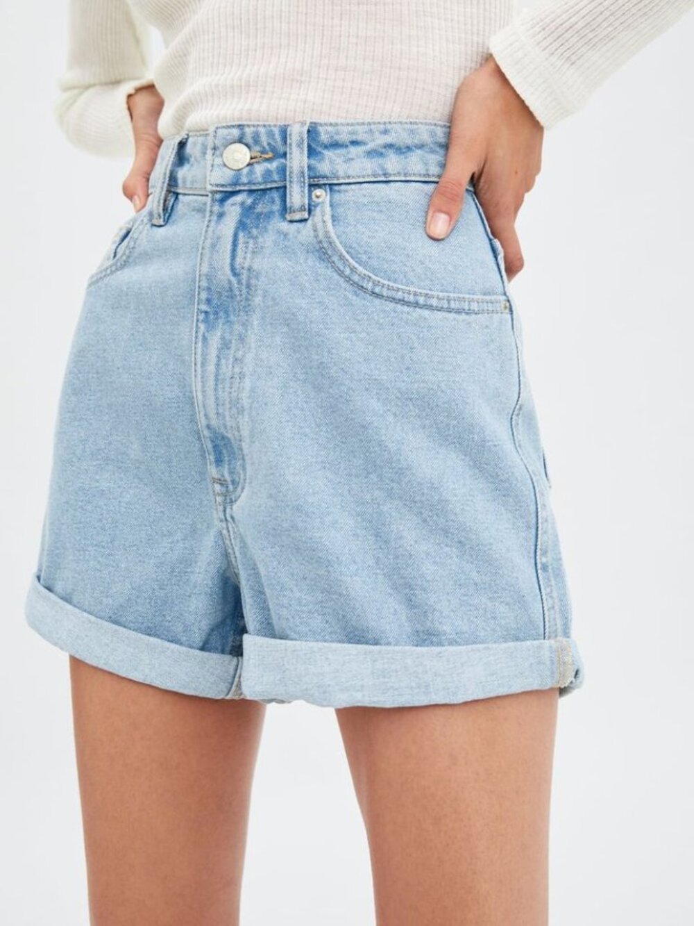 Zara mom shorts